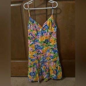 Zara floral mini dress size xs